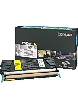 Toner LEXMARK C5220YS gul