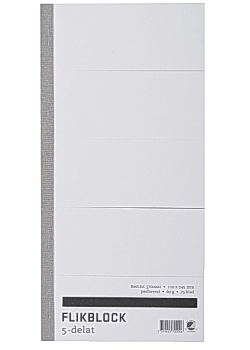 Flikblock 5-delat 120x245mm 60g