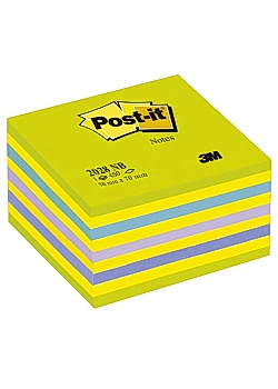 Notes kub POST-IT 2028NP 76x76 inten.grö