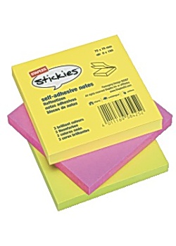 Notes 76x76mm neon (fp om 12 block)