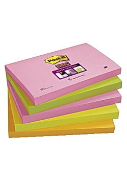 Super Sticky 76x127mm neon (fp om 5 block)
