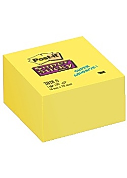 Notes POST-IT SuperSticky kub76x76mm gul