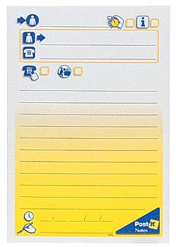 Notes POST-IT  meddelande stor 102x149mm
