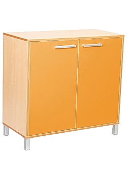 Dörrar t/förvaringshylla Prem orange 2fp
