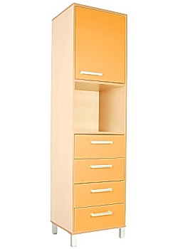 Förvaringsskåp Premium orange