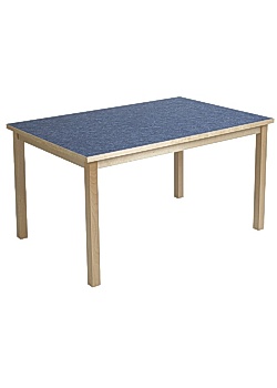 Tapiflexbord 80 x 160cm höjd 70cm blå