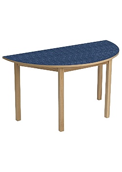 Tapiflex halvrund 60x120cm h. 58cm blå