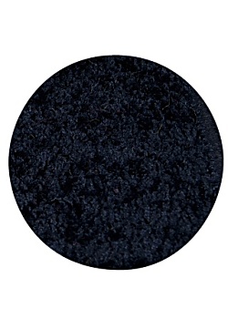 Matta rund 300 cm svart