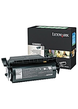 Toner LEXMARK 12A6865 svart