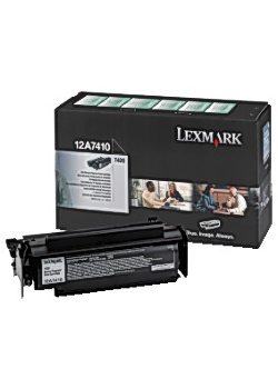 Toner LEXMARK 12A7410 svart