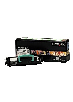 Toner LEXMARK 34016HE svart