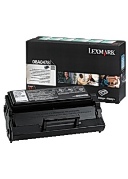 Toner LEXMARK 08A0478 svart return prog