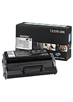 Toner LEXMARK 12A7405 svart