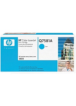 Toner HP Q7581A cyan