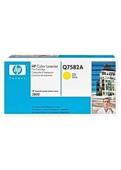 Toner HP Q7582A gul