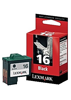 Bläckpatron LEXMARK 10N0016 svart