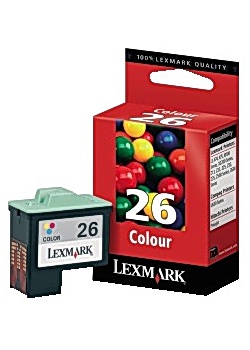 Bläckpatron LEXMARK 10N0026 färg