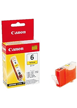 Bläckpatron CANON BCI-6Y gul