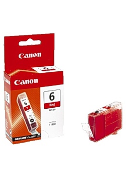 Bläckpatron CANON BCI-6R röd