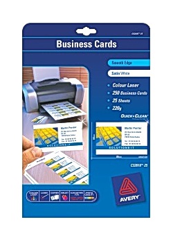 Visitkort AVERY laser 85x54 satin (250)