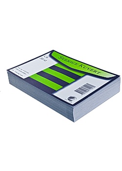Kuvert konsument fp Sv C6 linj vit (50)