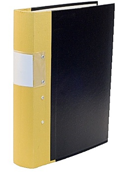 Kontorspärm neutral A4 60mm gul