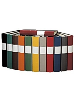 Kontorspärm neutral A4 40mm röd