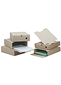 Arkivbox A4 60mm ryggbredd brun