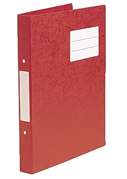 Ringpärm papp A4 23mm ringmek.röd