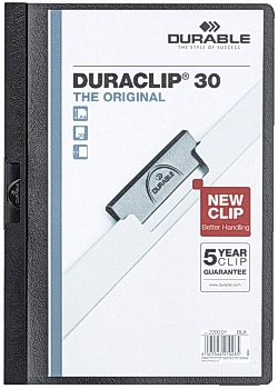 Klämmapp Duraclip 2200 A4 3mm svart