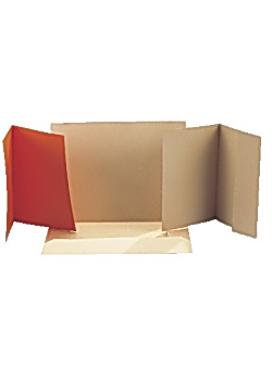 Mapp A4, 1-klaff brun