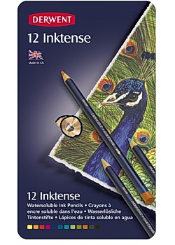 Akvarellpenna DERWENT intense (12)