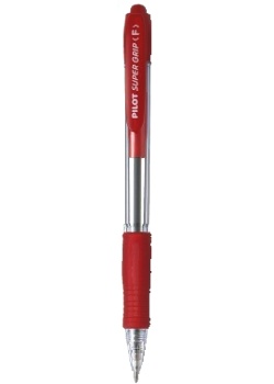 Kulpenna PILOT Super Grip F röd