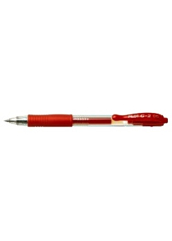 Gelkulpenna PILOT G-2 05 röd