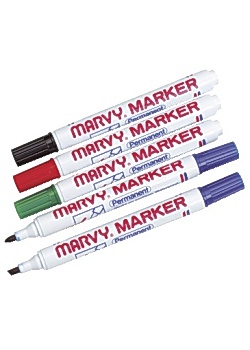 Märkpenna MARVY 482 B VF rund svart