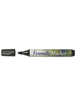 Märkpenna FRIENDLY sned svart