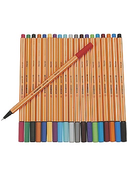 Fineliner STABILO Point 88 20 färger