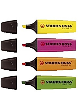 Överstrykningspenna STABILO Boss (4)