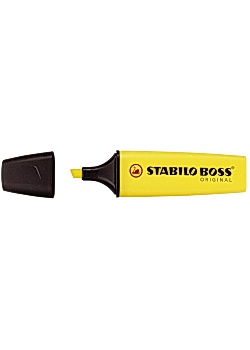 Överstrykningspenna STABILO Boss gul