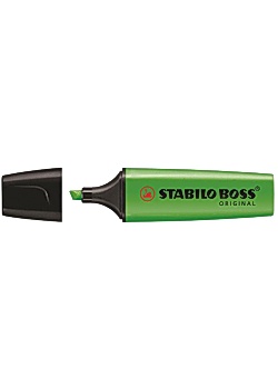 Överstrykningspenna STABILO Boss grön
