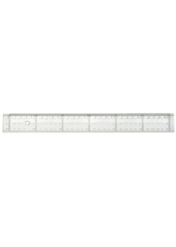 Linjal tvärgraderad 50cm