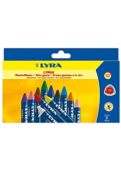 Bivaxkrita LYRAX 12 färger