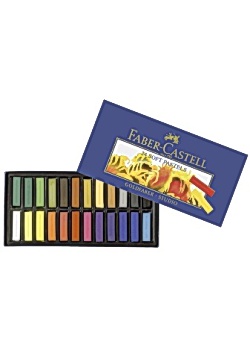 Torrpastellkritor FABER 24 färger