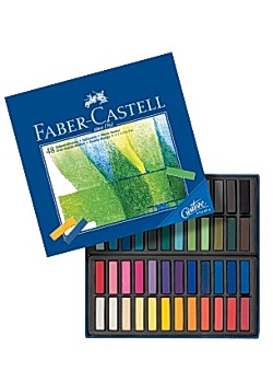 Torrpastellkritor FABER 48 färger