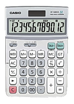 Bordsräknare CASIO DF-120ECO