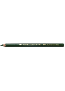 Färgpenna FABER Jumbo mörkgrön (12)