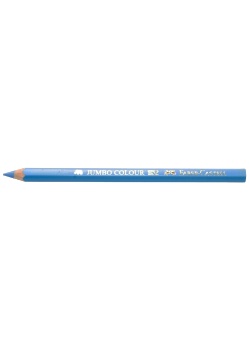 Färgpenna FABER Jumbo ljusblå (12)