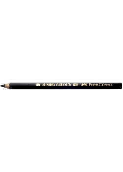 Färgpenna FABER Jumbo svart (12)