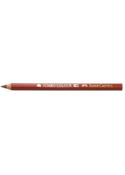 Färgpenna FABER Jumbo brun (12)