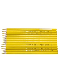 Färgpenna FABER-CASTELL gul (12)